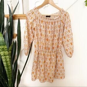 Sanctuary off the shoulders patterned mini dress